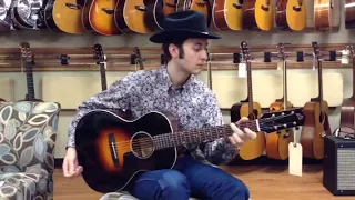 Julian Davis plays our Loar LO-18-VS guitar