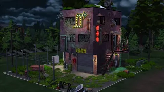 POST APOCALYPSE CYBERPUNK 🦿 | The Sims 4 | Speed Build