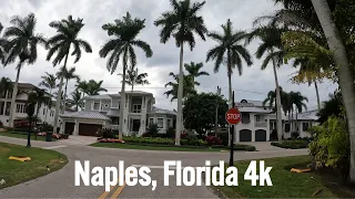 Driving in one of the wealthiest towns in America - Naples, Florida 🇺🇸 (4k)