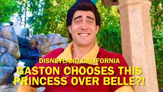 NEW: Gaston REVEALS Which Princess He would Marry Instead of Belle?! Disneyland 2023 #disney