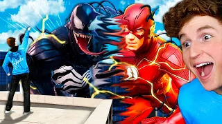 Transforming VENOM Into FLASH In GTA 5.. (Mods)