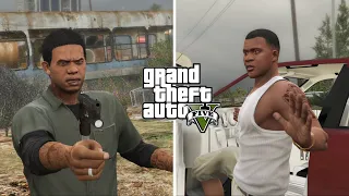 GTA 5 Franklin's Death Scene ( Removed Kill Franklin Ending)