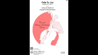 Ode To Joy (Symphony No. 9, Mvt. 4) arranged Michael Hopkins