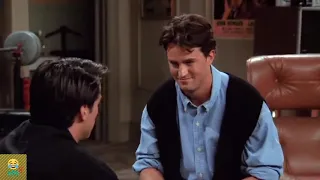 Chandler Bing being that relatable Bing friends