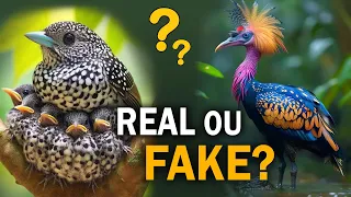 PÁSSAROS REAIS ou FAKES? Descubra as aves verdadeiras das falsas!