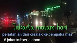 jakarta malam hari.perjalanan dari cisalak ke cempaka mas#jakarta #perjalanan