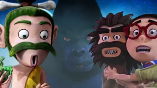 Oko Lele 🦕 Monkey day 🦕 बंदर दिवस ⭐ ओको लेले CGI एनिमेटेड कॉमेडी ⭐ Oko Lele Hindi