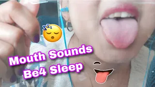 ASMR| WET MOUTH SOUNDS Before Go To Bed - LENS LICKING, SPIT PAINTING, TONGUE SWIRLING No Talking