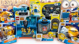 DESPICABLE ME 4 toy collection unboxing ASMR no talking | Minions | Transform Jerry | LEGO 75582