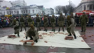 Выступление разведчиков ЧФ 23.02.2018