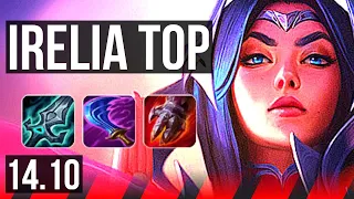 IRELIA vs FIORA (TOP) | 6 solo kills, Rank 8 Irelia, Legendary, 16/4/5 | BR Grandmaster | 14.10