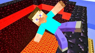 Minecraft Steve Ragdoll Jumps & Falls (GMOD) Episode 362
