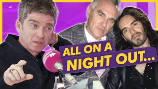 Morrissey, Noel Gallagher & Russel Brand on a Night Out