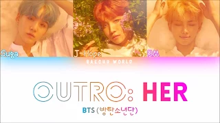 BTS (방탄소년단) - Outro : Her (COLOR CODED/HAN/ROM/ENG)