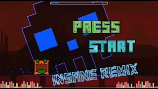 Geometry Dash - My Press Start Insane Remix + Visual Animations [1080p 60Fps]