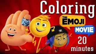 Emoji Movie Coloring Compilation - Kids Coloring Book | Coloring Pages for Children Jailbreak, Gene