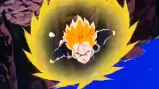 vegeta orgulloso de su hijo trunks