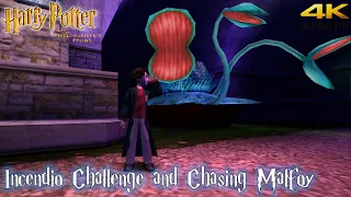 Harry Potter And The Philosopher's Stone PC 'Incendio Challenge and Chasing Malfoy' (4K)