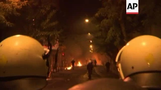 Clashes after annual march over Greek teen death