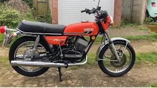 Yamaha RD350 B. Unrestored 1974 USA model