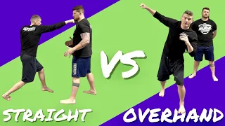 Straight vs Overhand Right! How & When To Throw Each!