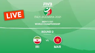 IRI vs. MAR - Round 2 | Full Game | Men's U21 Volleyball World Champs 2021