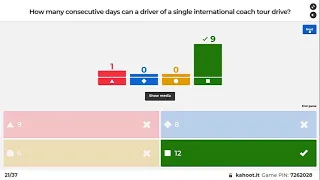 Tachograph and Working Time Directive Test 6