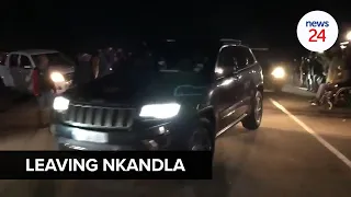 WATCH | Vehicle convoy departs Nkandla with less than 40 minutes until  Zuma arrest deadline