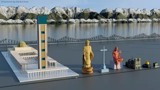 Religious Buildings Size Comparison 3D | 3d Animation Comparison