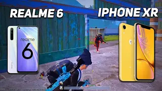 Realme 6' vs iPhone xr' pubg battle TDM test pubg mobile test bgmi #shorts