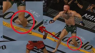 Конор Макгрегор ломает ногу против Пуарье (Conor Mcgregor vs Dustin Poirier broke leg)