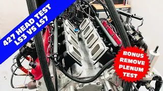 LS3 VS LS7 HEAD TEST-WHICH PORTED HEADS MAKE THE MOST POWER? 720+ HP 427 TEST MOTOR (FULL RESULTS)