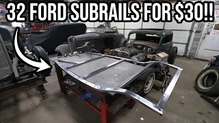 How To Build Subrails For A Channeled Hot Rod - Schroll 1932 Ford Coupe