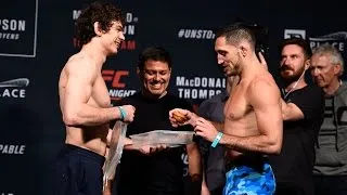 Find out which fighters brought props to this UFC weigh-in