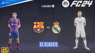 FC 24 - Barcelona Vs Real Madrid - LaLiga 2023/24 | PS5™ [4K60]