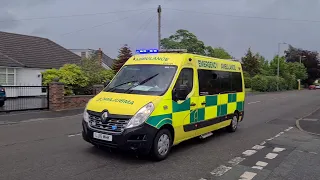 ERS Medical Renault Master Emergency Ambulance Responding On Blue Lights & Sirens