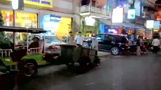 Phnom Penh Street 136 at Night Time