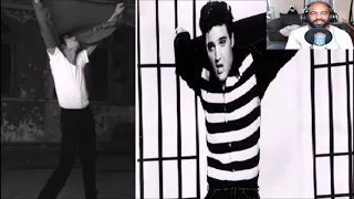 ELVIS PRESLEY REACTION TO - Elvis Presley and Michael Jackson (I got a feeling in my body)