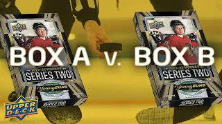 How Many Connor Bedard Young Guns in this Face-Off?! | Upper Deck Series 2 Hockey Box A v Box B