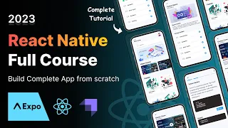 Build React Native app from Scratch : React Native, Expo, Strapi, MySql | React Native Full Course