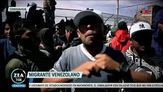 Migrantes causan disturbios en Ciudad Juárez al querer cruzar a EU | Noticias con Francisco Zea