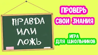 Правда или Ложь игра для школьников