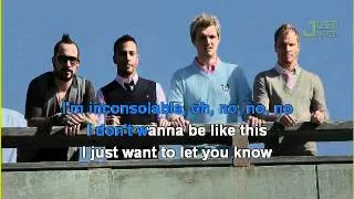 Backstreet Boys - Inconsolable Karaoke