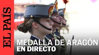 DIRECTO | La princesa Leonor recibe la medalla de Aragón en Zaragoza | EL PAÍS