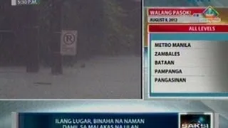 Saksi: Ilang lugar, binaha na naman dahil sa malakas na ulan