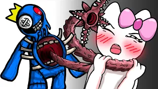 Blue Monster Love for Delicious Banbaleena makes it like Mr. tomatos - BanBan 3, Among us Animation