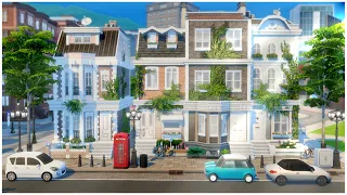 London Townhouses  || The Sims 4 Speed Build