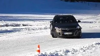 Opel Insignia Sports Tourer OPC ice test - Opel OPC models on snow - Autogefühl Autoblog