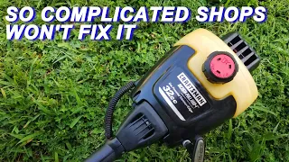 Fixing A Craftsman Trimmer That Won't Start Because The Fuel Lines Are Broken