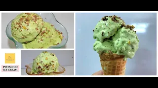 Easy Homemade Pistachio Ice Cream Recipe (Only 3-Ingredients) | HomeChefarah